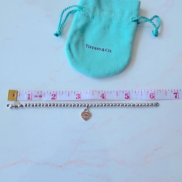 ❗️SOLD❗️Tiffany & Co. bead bracelet with Rubedo heart - Picture 4 of 5